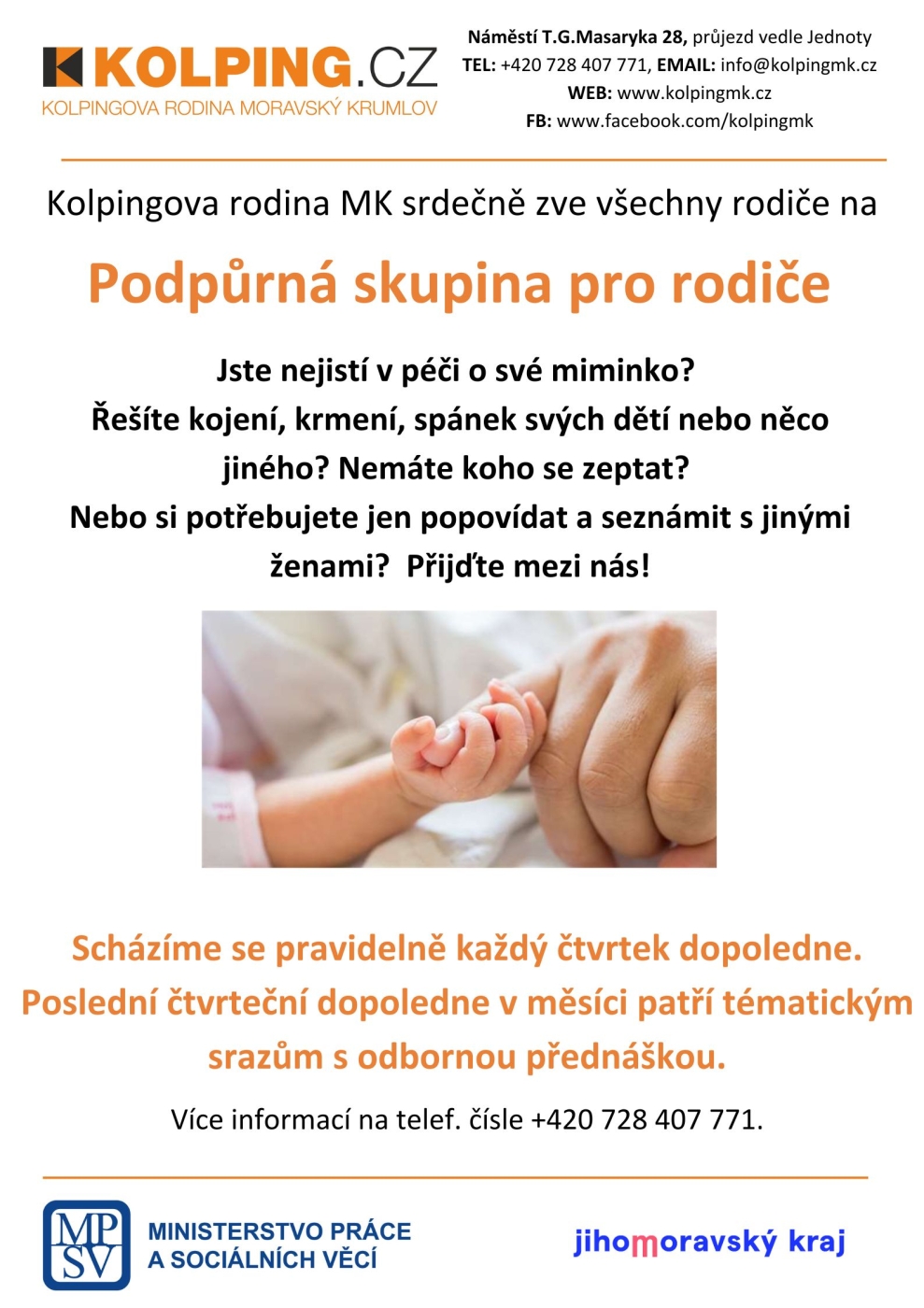 Podpůrná skupina rodičů Podpůrná skupina rodičů