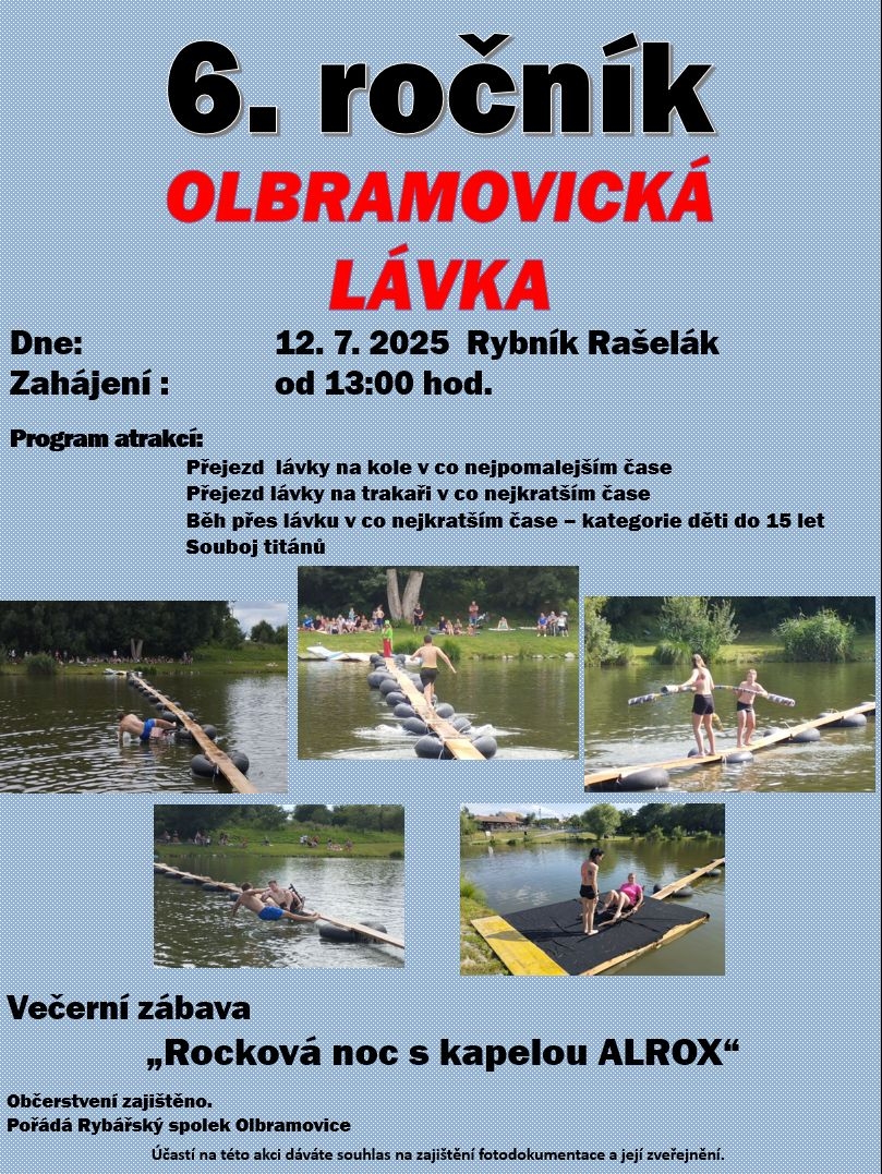 Olbramovická Lávka, Rocková noc