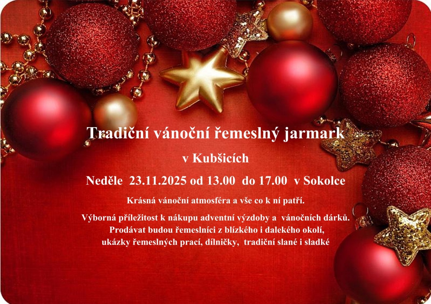 Tradiční vánoční jarmark