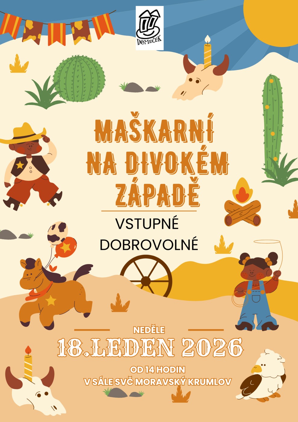 Maškarní na Divokém západě