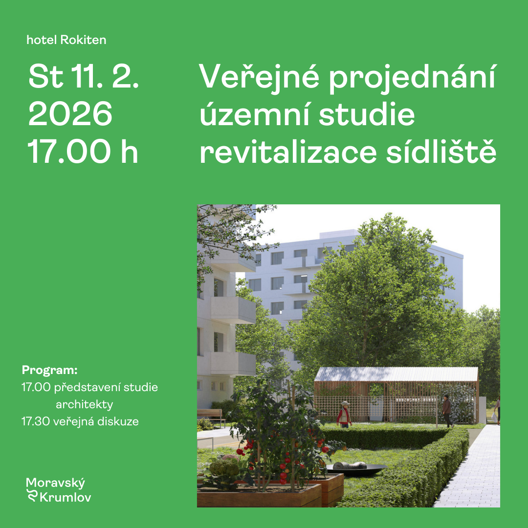 Veřejné projednání územní studie revitalizace sídliště