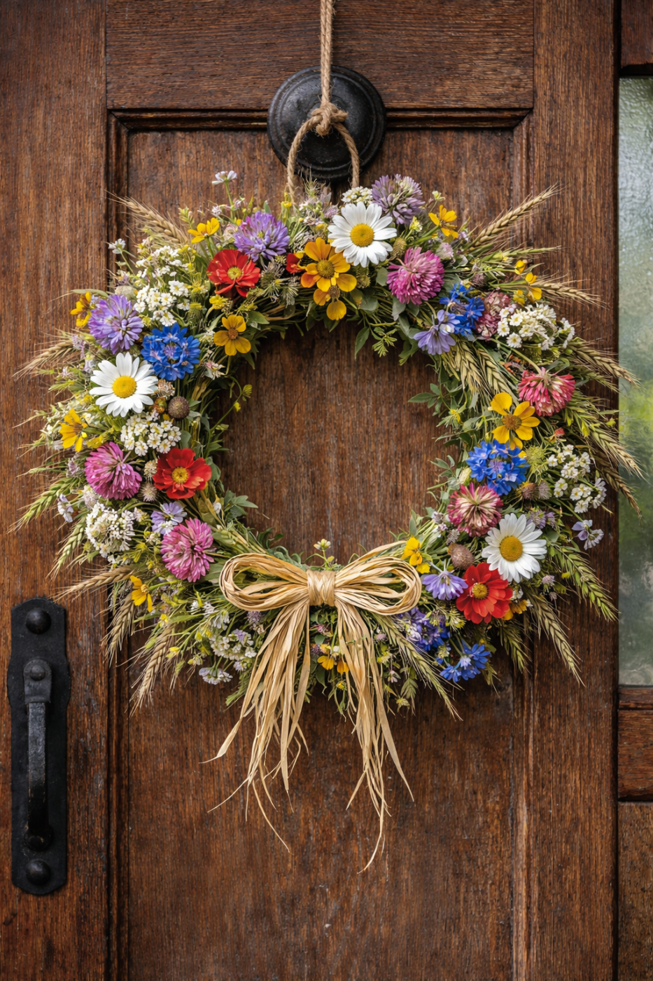Workshop - výroba letního věnce na dveře